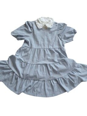 Light Blue Tiered Dress (collar not included)